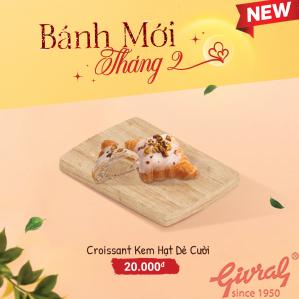 CROISSANT KEM HẠT DẺ CƯỜI