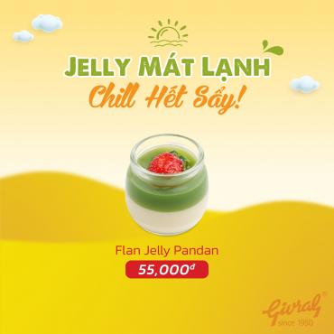 Flan Jelly Pandan