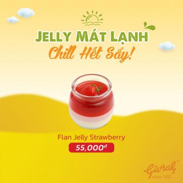 Flan Jelly Strawberry
