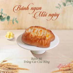 BÁNH MÌ TRỨNG CÚT CHÀ BÔNG