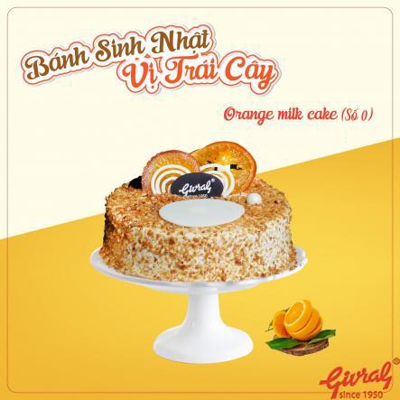 Orange Milk Cake - Ổ (Số 0)