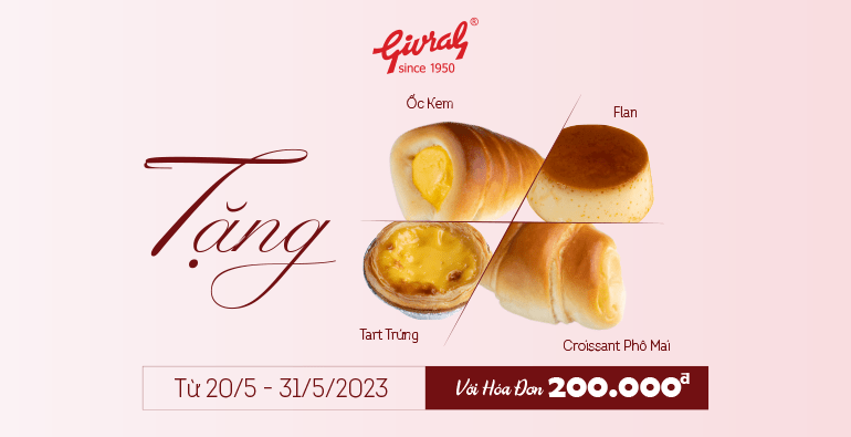 BÁNH NGON TẶNG NGAY