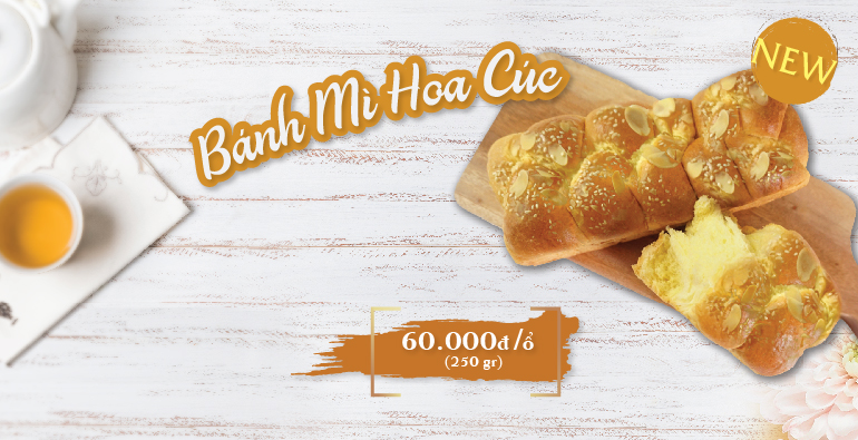 BÁNH MÌ HOA CÚC GIVRAL
