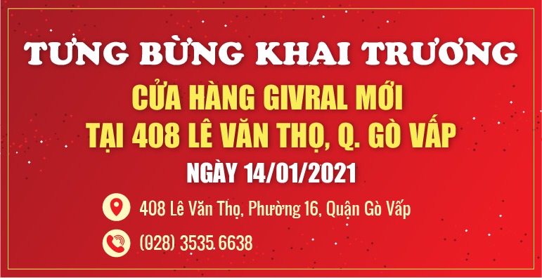 MỪNG KHAI TRƯƠNG CỬA HÀNG 408 LÊ VĂN THỌ, Q. GÒ VẤP