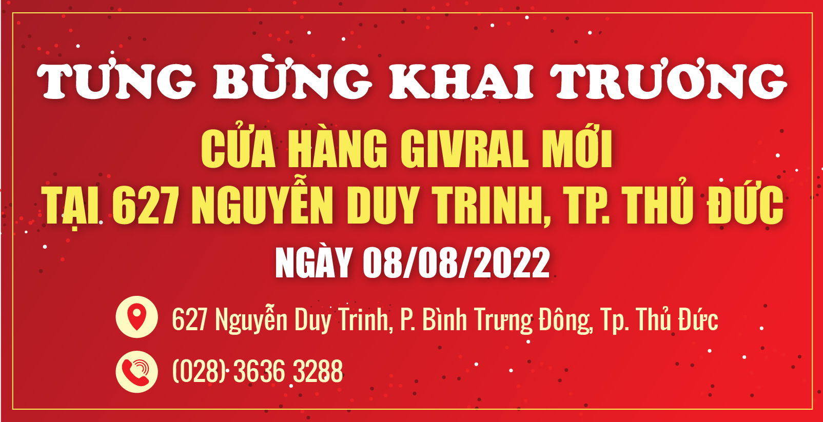 Tưng bừng khai trương cửa hàng Nguyễn Duy Trinh