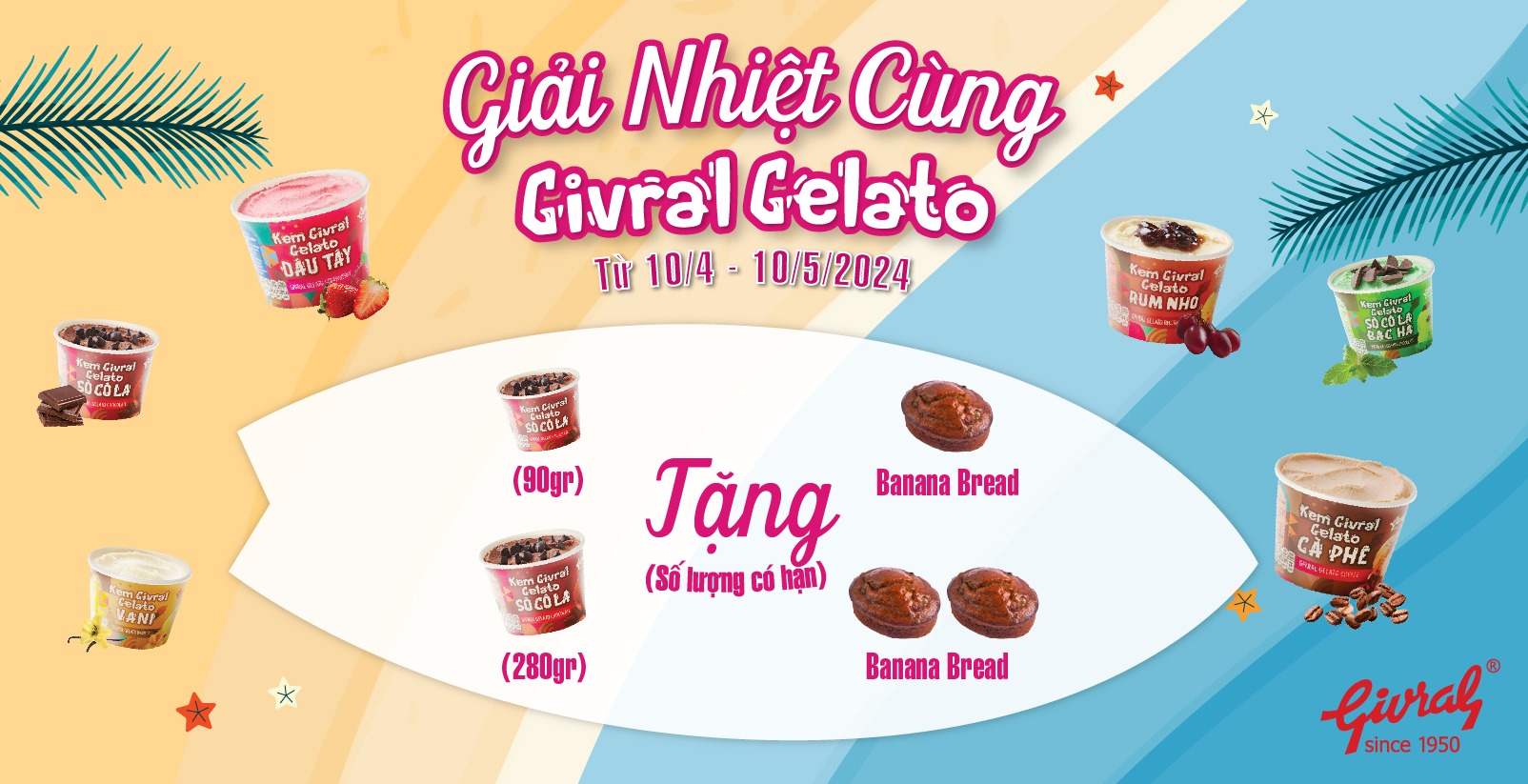 Giải nhiệt cùng Givral Gelato