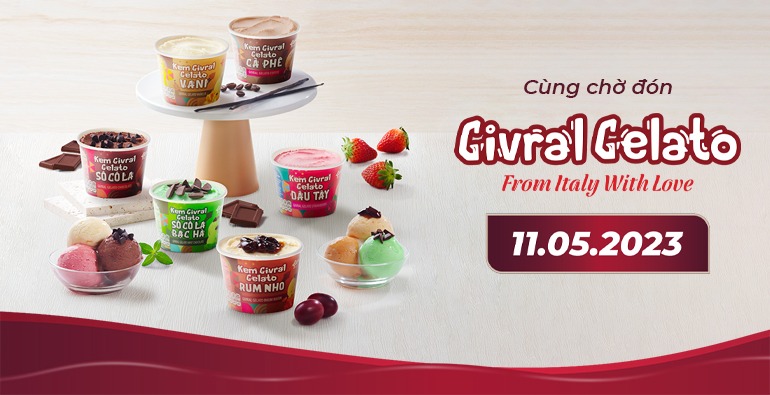 Sản phẩm mới GIVRAL GELATO