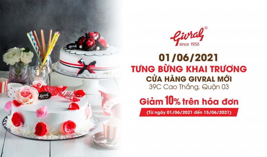 Chào đón diện mạo mới của Givral 39C Cao Thắng