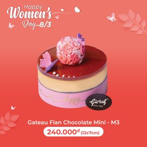 Gateau Flan Chocolate Mini - M3