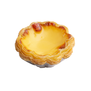 Tart trứng hình hoa