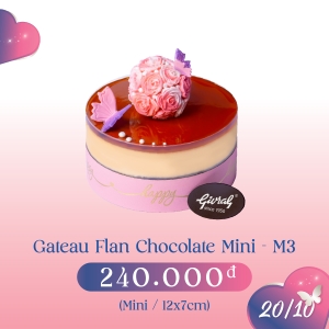 GATEAU FLAN CHOCOLATE MINI - M3