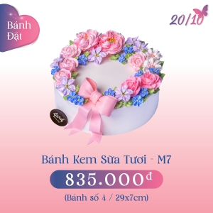 BÁNH KEM SỮA TƯƠI SỐ 4 - M7